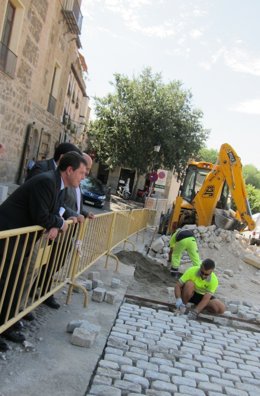 García-Page obras Plaza del Conde