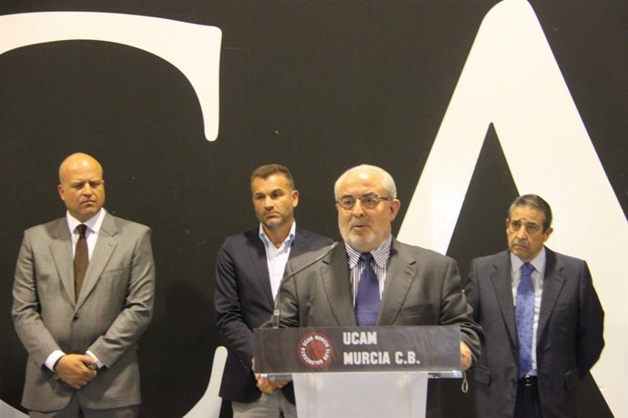 Rueda de prensa del UCAM Murcia