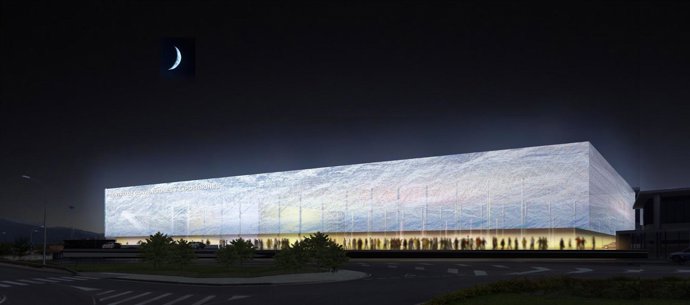 Recreación del futuro CEFC según el diseño de Rafael de la Hoz