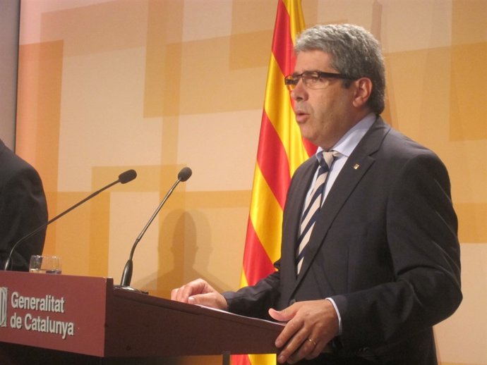 El portavoz Francesc Homs, tras el Consell Executiu