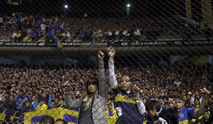 Afición del Boca Juniors de Argentina