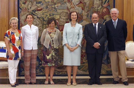 La Reina Sofía celebra dos audiencias en Zarzuela antes de marcharse a Mallorca 