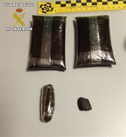 Cantidad decomisada por los agentes