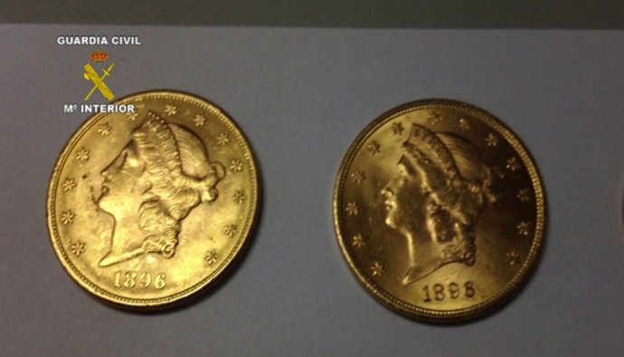 Monedas intervenidas en el Aeropuerto de El Prat