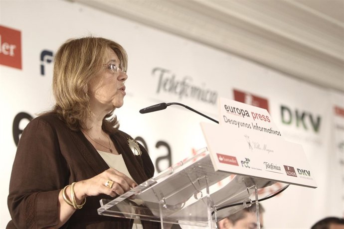 Elvira Rodríguez (CNMV) en un Desayuno de Europa Press
