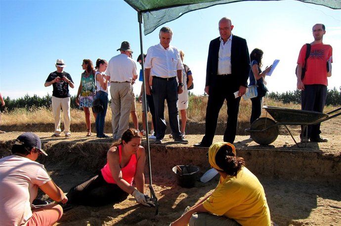 Visita al X Campor de Trabajo de Matallana