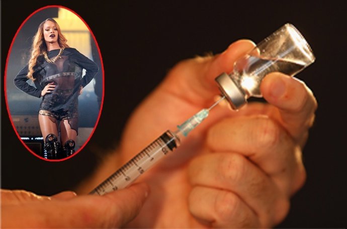 Rihanna y otras celebrities se apuntan a la moda de aldelgazar por las venas