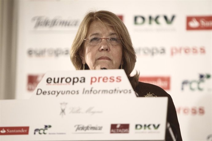Elvira Rodríguez (CNMV) en un Desayuno de Europa Press