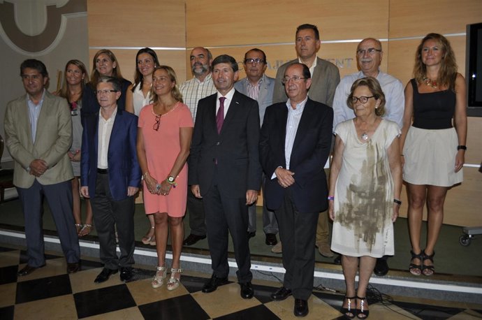 Alfonso Bataller en el acto de balance de dos años como primer edil