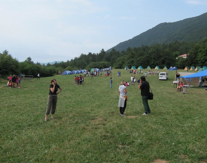 El Pirineo Aragonés acoge muchos campamentos durante el verano