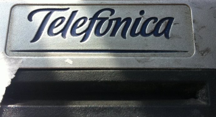 Logotipo de Telefónica por Europa Press