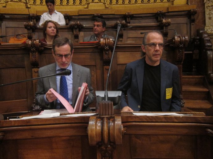 Joaquim Mestre y Ricard Gomà (ICV-EUiA)