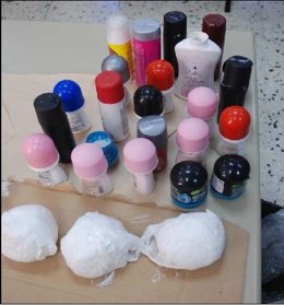 Cocaína incautada en El Prat y Manises