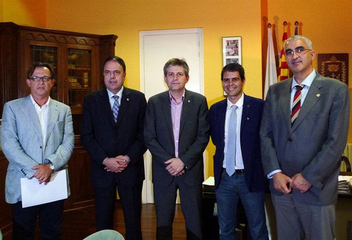 Alcaldes de Solsona, Manresa, Vic, Igualada y Berga