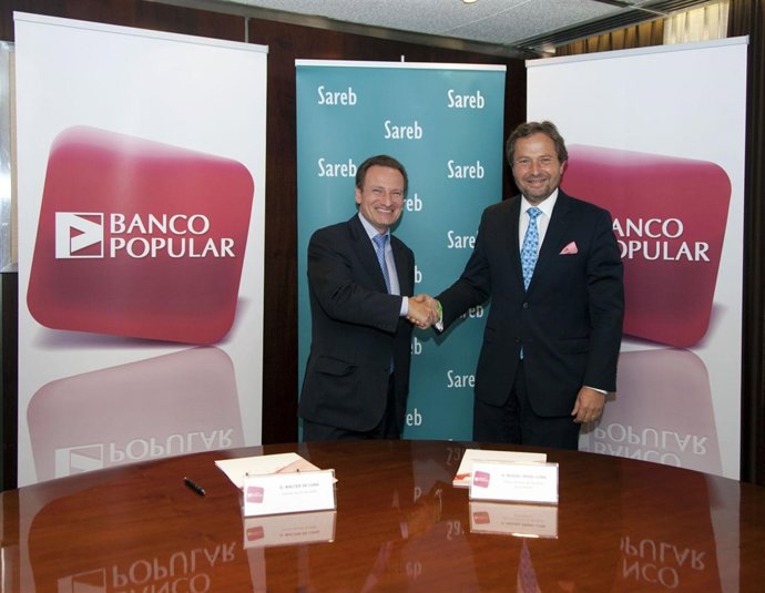Firma de acuerdo entre Sareb y Banco Popular