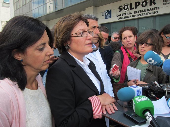 La conselleira de Sanidade en el Hospital Clínico