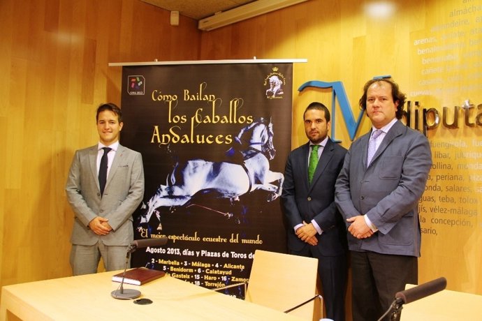 Presentación de Como bailan los caballos en Málaga