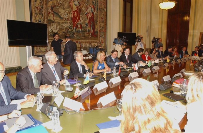 Un momento de la reunión del Consejo Interterritorial. 