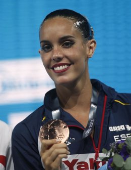 Las nadadoras españolas Ona Carbonell y Marga Crespí