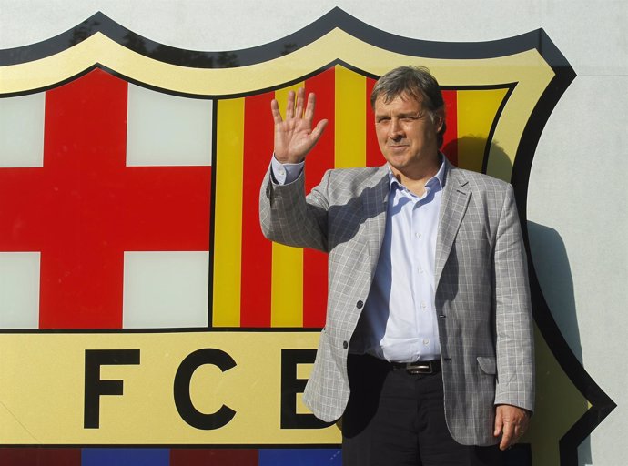 El nuevo técnico del FC Barcelona Gerardo 'Tata' Martino 