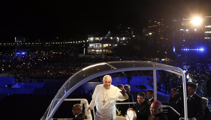 El Papa Francisco en la Playa de Copacabana