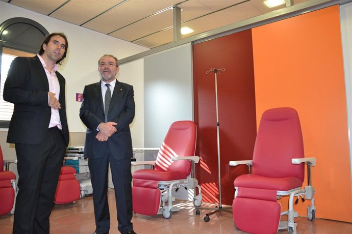 Joan Reñé, en la inauguración de la unidad de trastornos cognitivos