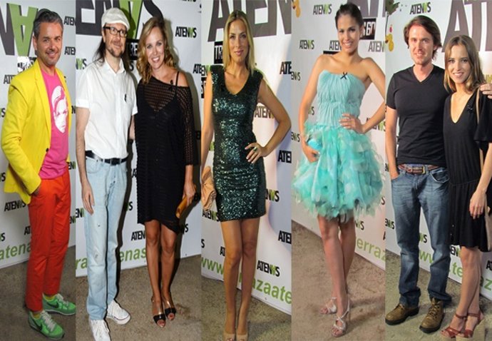 De izda a dcha: Jorge Lucas, Santiago Segura, Carolina Ferré, Roser, Sara Sálamo