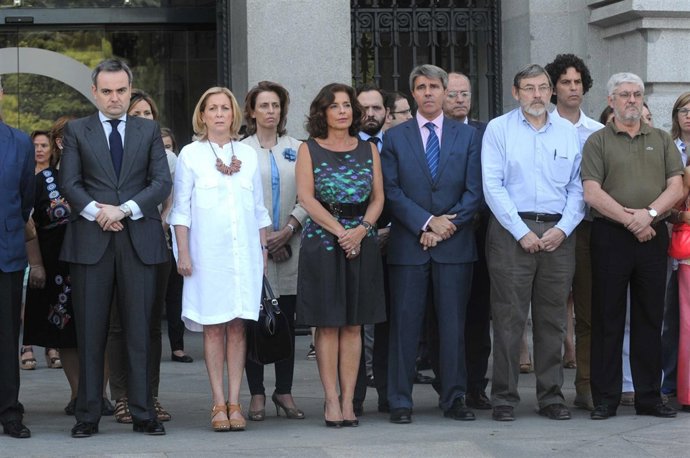 La Corporación en el minuto de silencio