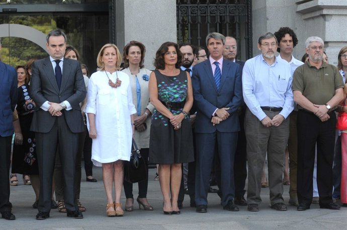 La Corporación en el minuto de silencio