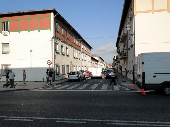 Lugar donde ha tenido lugar el atropello.