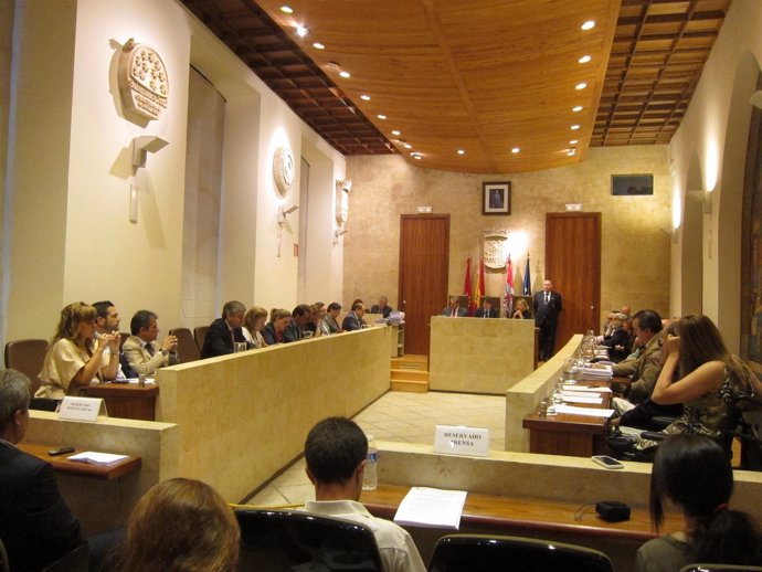 Sesión del pleno municipal del Ayuntamiento de Salamanca