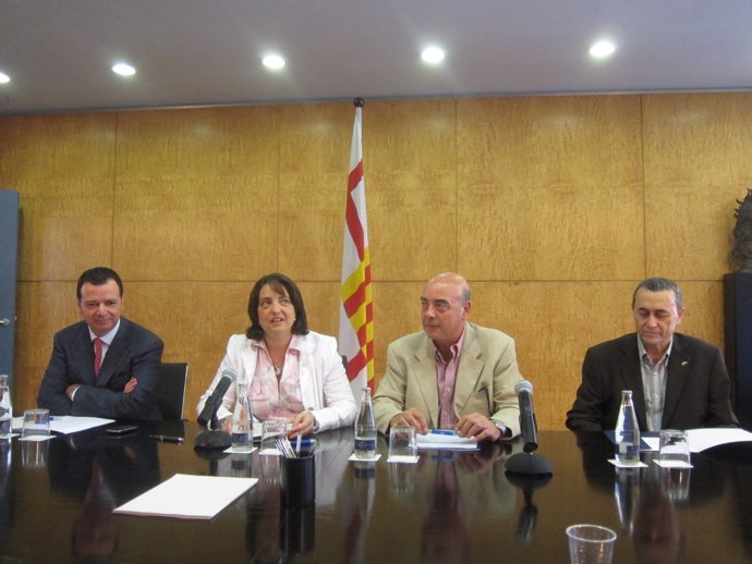 Josep Tejedo, Sònia Recasens, Leandre Serra y Macià Roca