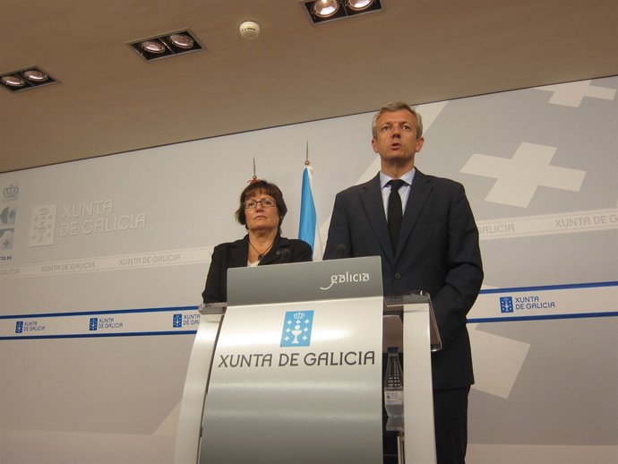 Alfonso Rueda y Rocío Mosquera