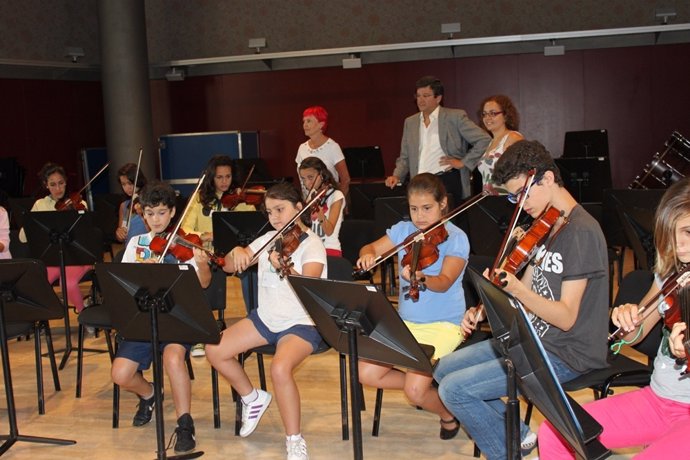 Alumnos durante el IV Curso Musical de Verano en Gran Canaria
