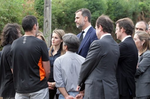 Príncipes de Asturias visitan Santiago