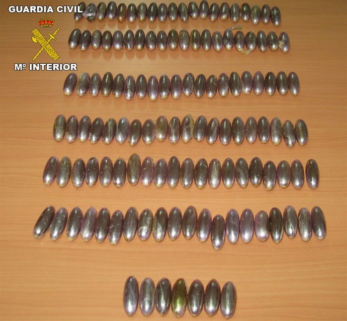 Bellotas incautadas en Montilla