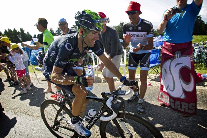 Alejandro Valverde en la Clásica de San Sebastián