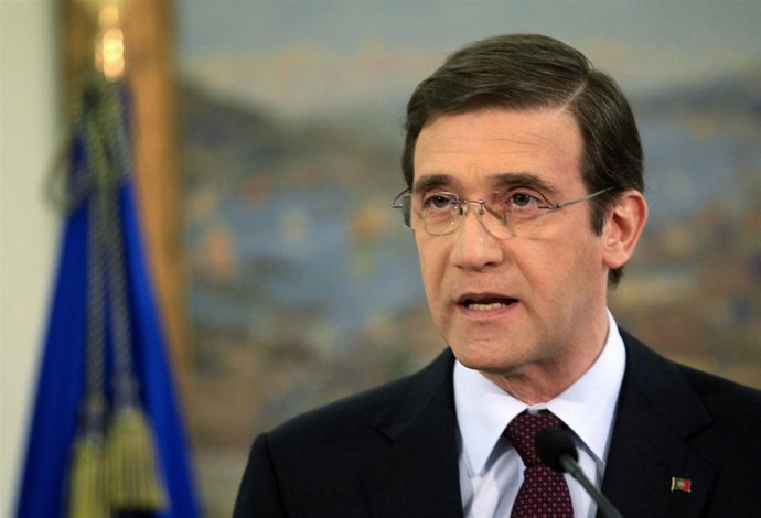 Portugal'El primer ministro portugués Pedro Passos Coelho