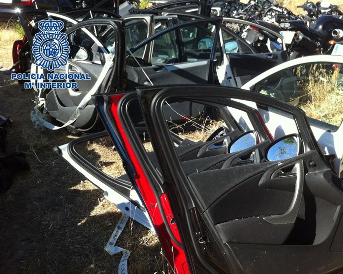 Uno de los coches robados