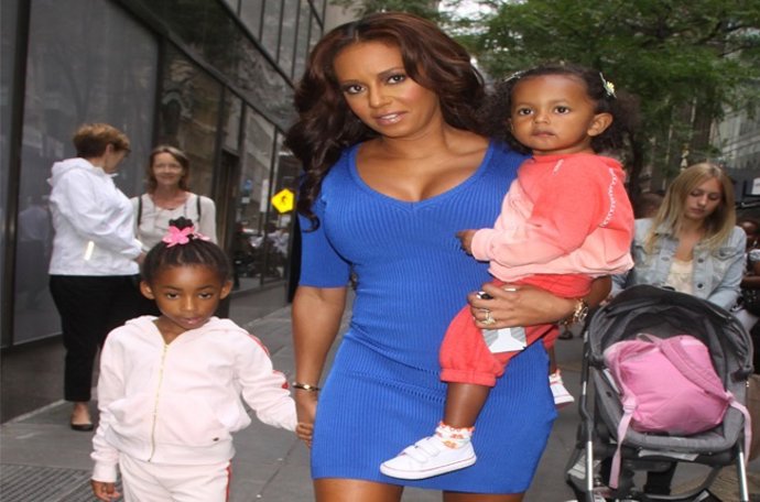 Mel b en nueva york con familia