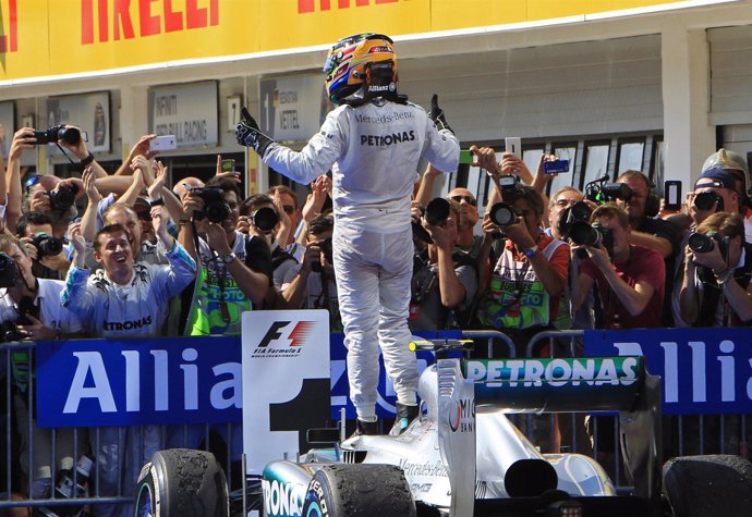 Lewis Hamilton, vencedor en Hungría