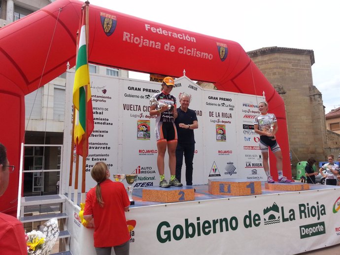 Entrega de trofeos de la Coapa de España de Ciclismo