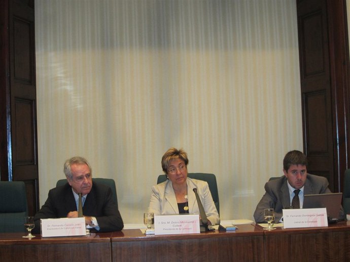 El expresidente de CatalunyaCaixa Fernando Casado en el Parlament