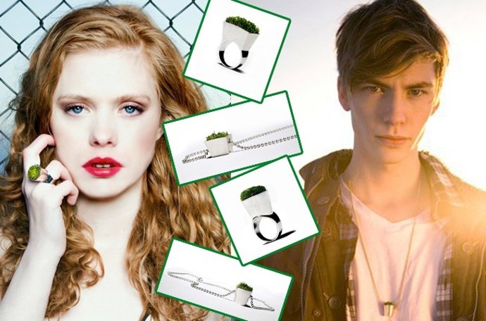 Joyas creadas diseñador Hafsteinn Júlíusson que hay que cuidar de la plantas