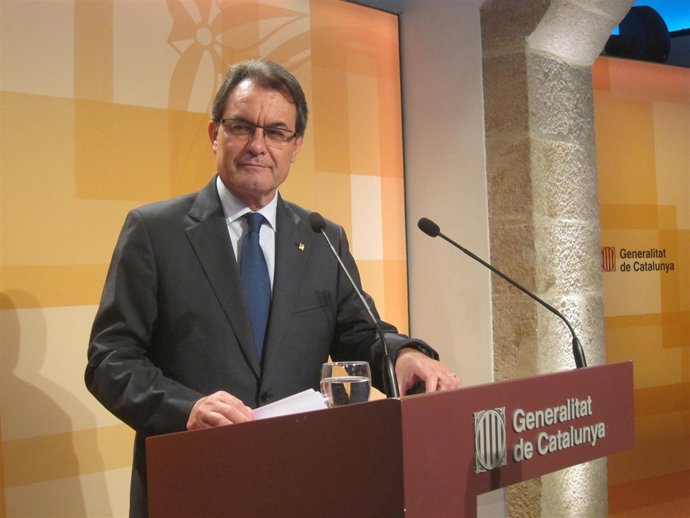 El presidente de la Generalitat, Artur Mas