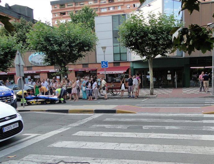 Atropello en Ermitagaña.