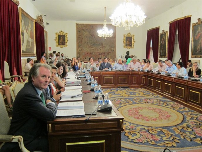 Un momento del Pleno de la Diputación