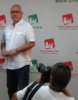 Cayo Lara, hoy en Sevilla