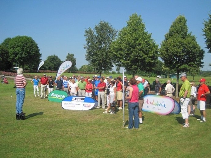 Imagen del torneo de golf en Munich (Alemania).