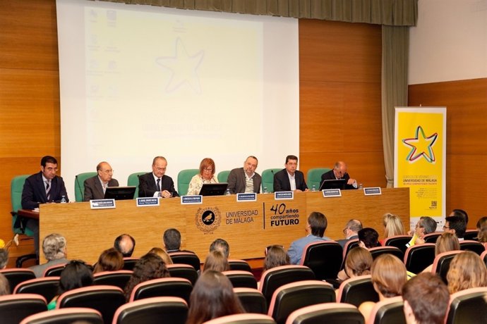 Acto de inauguración de los cursos de la UMA en Málaga